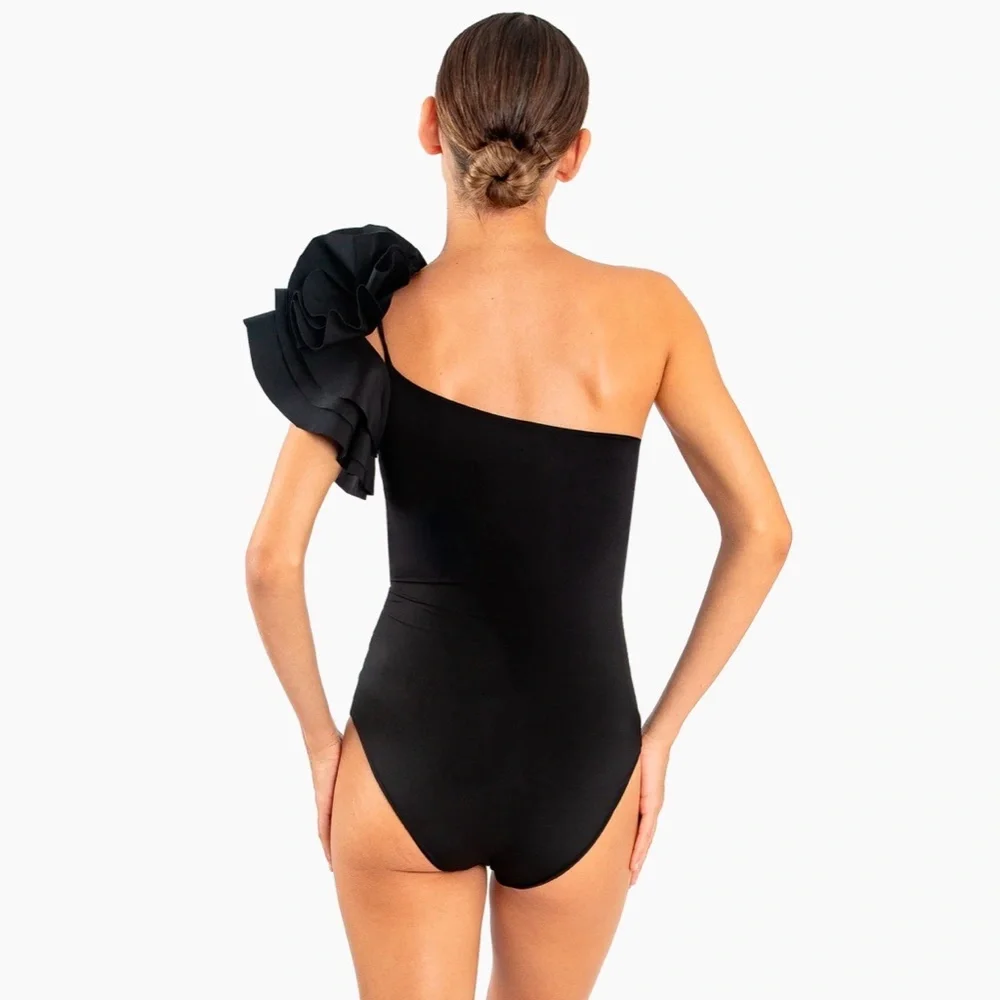 Maygel Coronel Bruma Black Swimsuit One Size Fits S M L